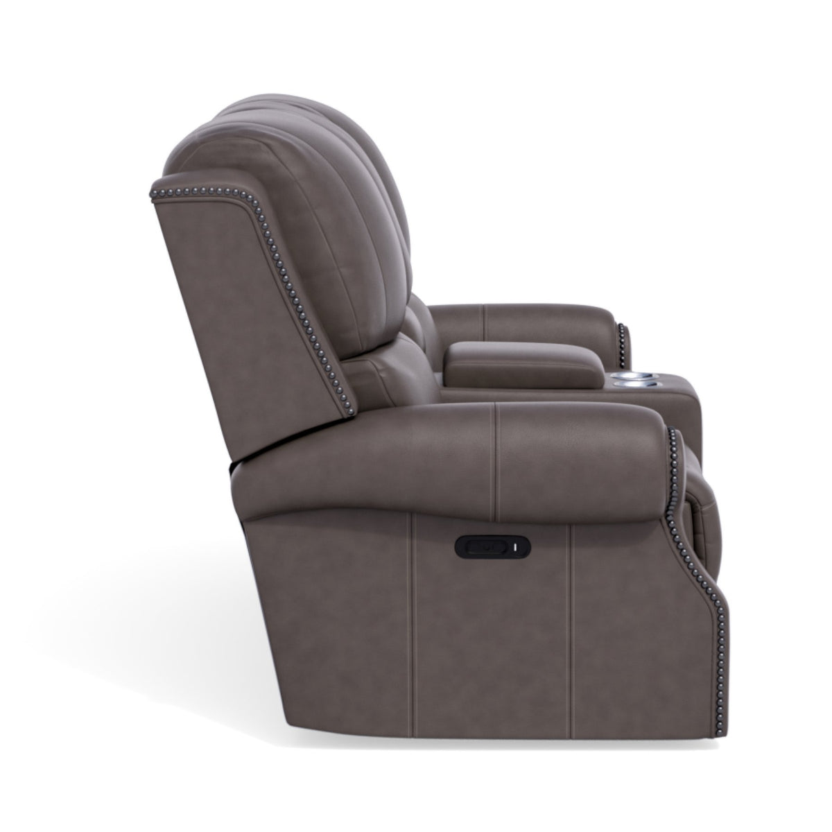 Rylan Power Reclining Loveseat with Console & Power Headrests