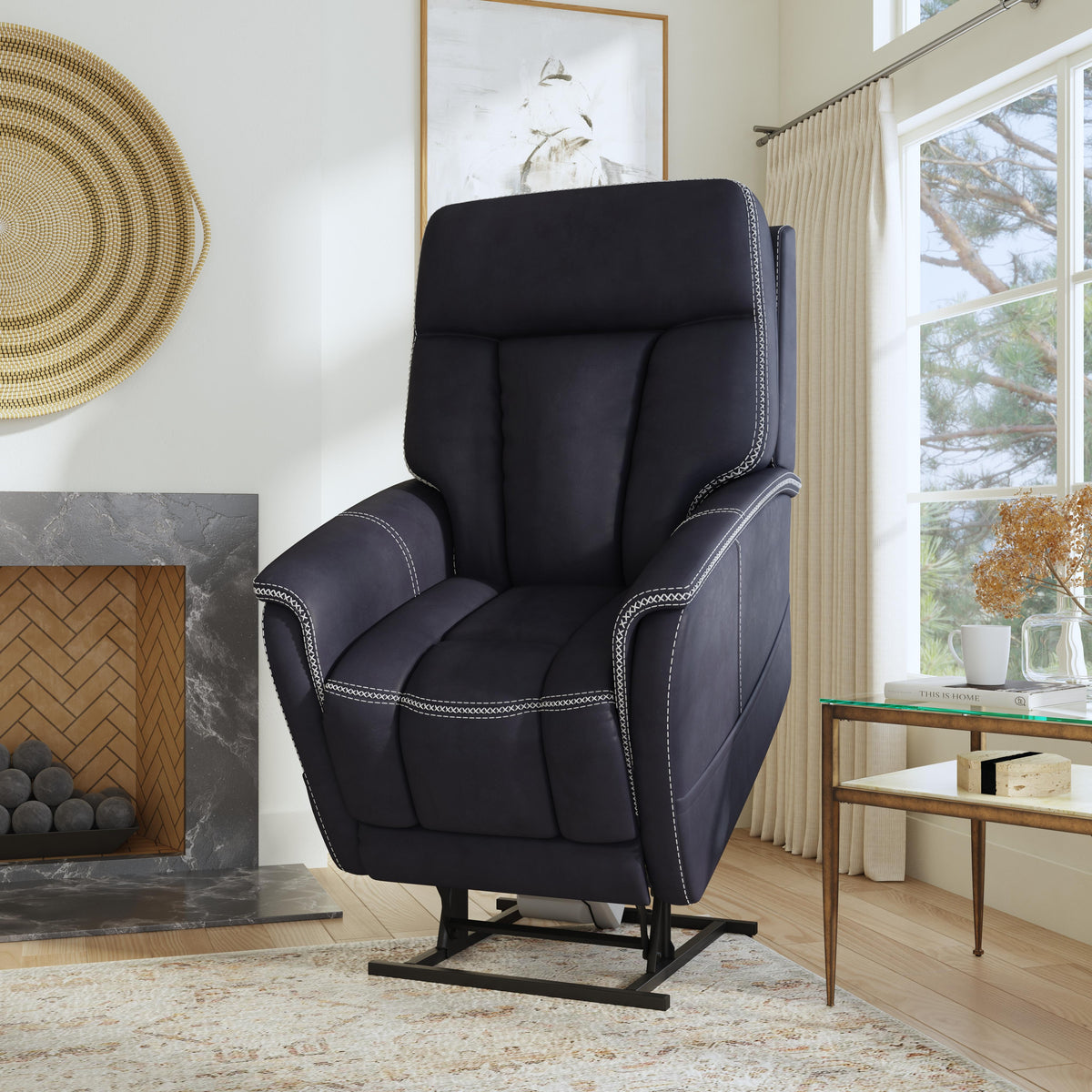 Atlas Power Lift Recliner with Power Headrest & Lumbar