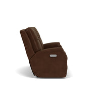 Penn Power Reclining Loveseat with Console & Power Headrests & Lumbar