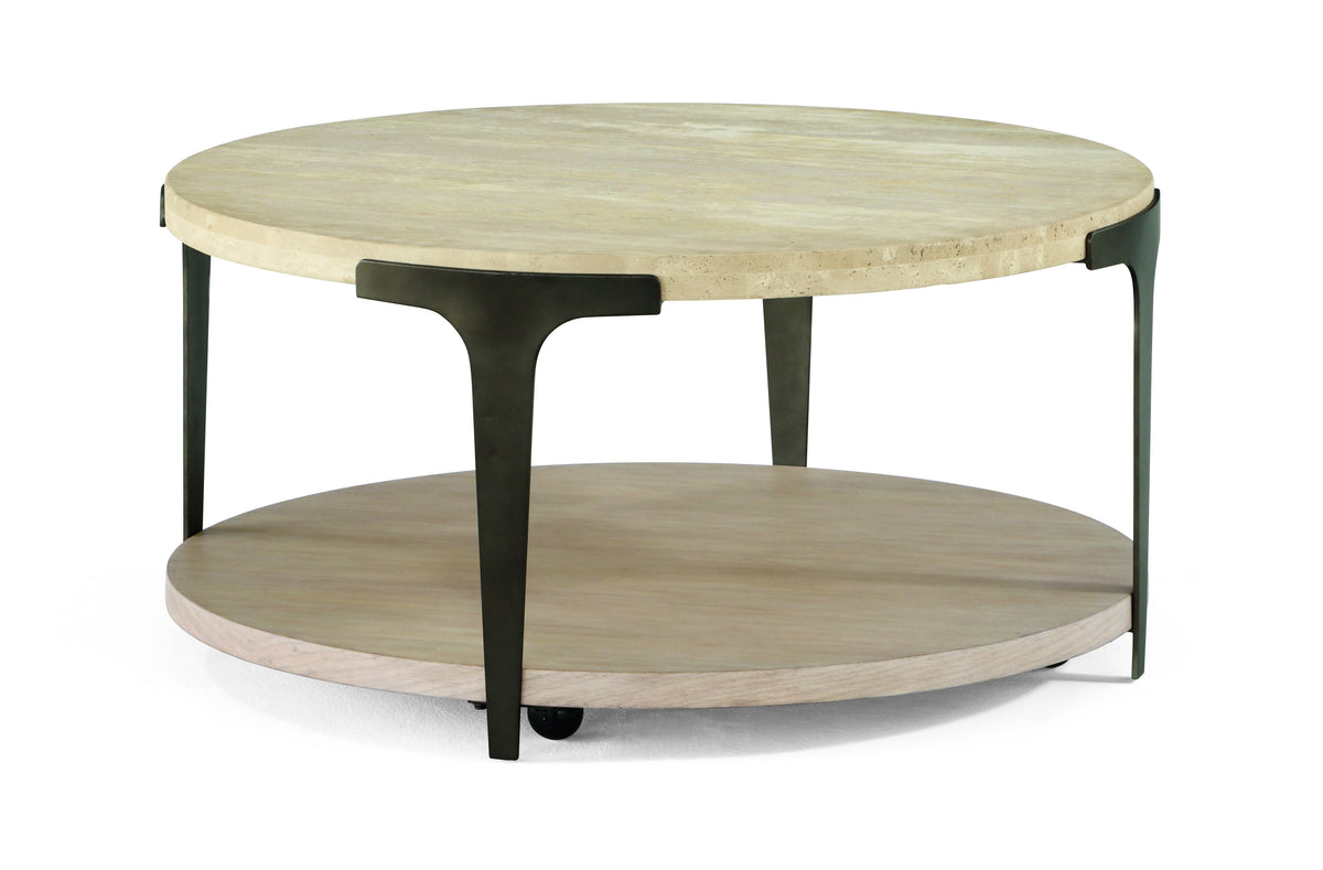 Omni Round Coffee Table with Casters