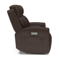 Barnett Power Reclining Loveseat with Console & Power Headrests & Lumbar