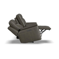 Odell Power Reclining Loveseat with Console & Power Headrests & Lumbar