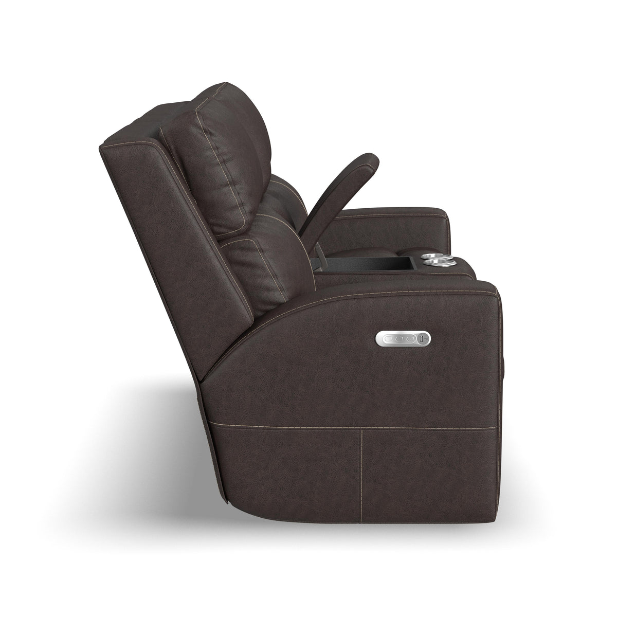 Score Power Reclining Loveseat with Console & Power Headrests & Lumbar