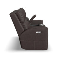 Score Power Reclining Loveseat with Console & Power Headrests & Lumbar