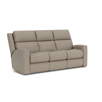 Score Power Reclining Sofa with Power Headrests & Lumbar