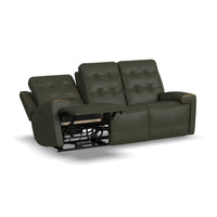 Iris Power Reclining Sofa with Power Headrests