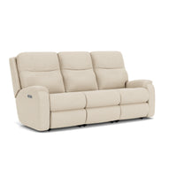 Penn Power Reclining Sofa with Power Headrests & Lumbar