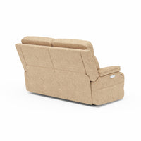 Logan Power Reclining Loveseat with Power Headrests & Lumbar