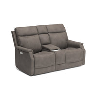 Easton Power Reclining Loveseat with Console & Power Headrests & Lumbar