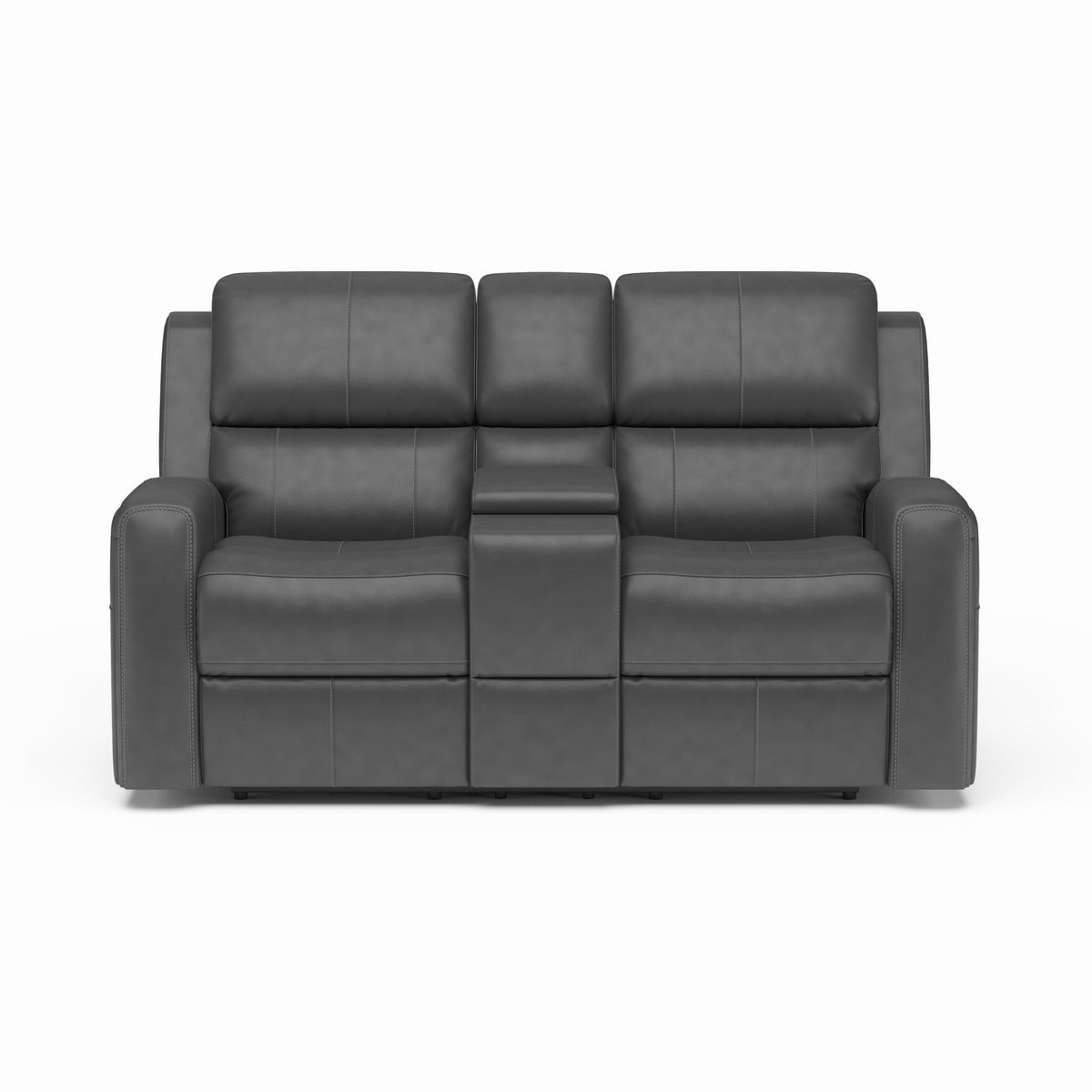 Linden Power Reclining Loveseat with Console & Power Headrests & Lumbar