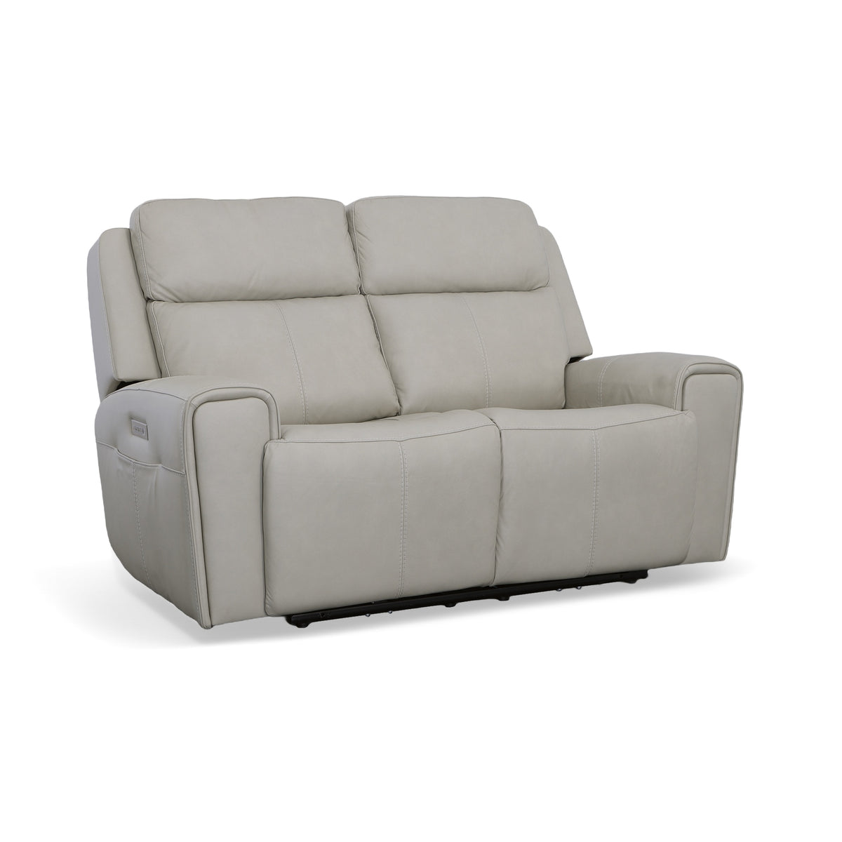 Barnett Power Reclining Loveseat with Power Headrests & Lumbar