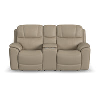 Crew Power Reclining Loveseat with Console & Power Headrests & Lumbar