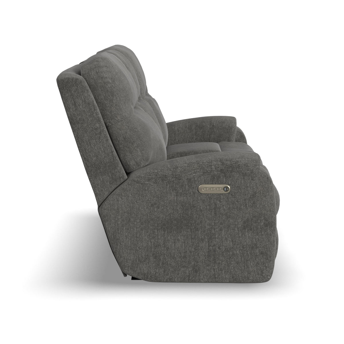 Penn Power Reclining Loveseat with Console & Power Headrests & Lumbar