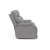 Logan Power Reclining Loveseat with Power Headrests & Lumbar