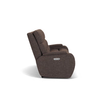 Strait Power Reclining Sofa with Power Headrests