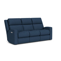 Score Power Reclining Sofa with Power Headrests & Lumbar