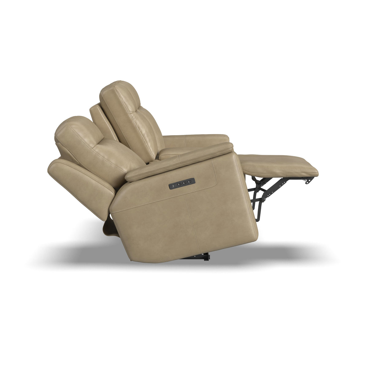 Odell Power Reclining Loveseat with Console & Power Headrests & Lumbar