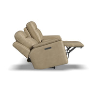 Odell Power Reclining Loveseat with Console & Power Headrests & Lumbar