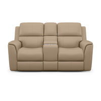 Henry Power Reclining Loveseat with Console & Power Headrests & Lumbar