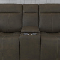 Odell Power Reclining Loveseat with Console & Power Headrests & Lumbar