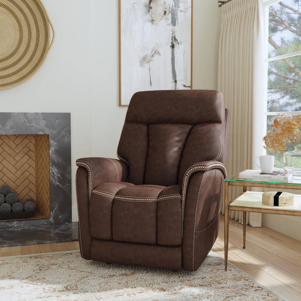 Atlas Power Lift Recliner with Power Headrest & Lumbar