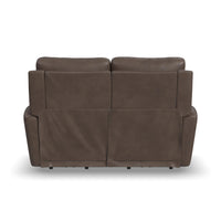 Power Reclining Loveseat with Power Headrests & Lumbar