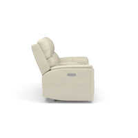 Ellis Power Reclining Loveseat with Console & Power Headrests