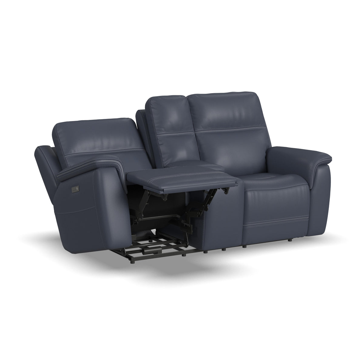 Sawyer Power Reclining Loveseat with Console & Power Headrests & Lumbar