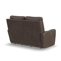 Power Reclining Loveseat with Power Headrests & Lumbar