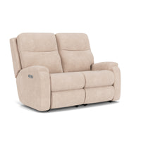 Penn Power Reclining Loveseat with Power Headrests & Lumbar