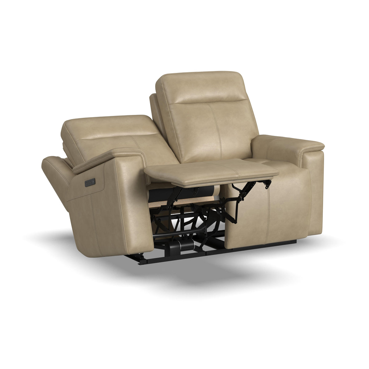 Odell Power Reclining Loveseat with Power Headrests & Lumbar