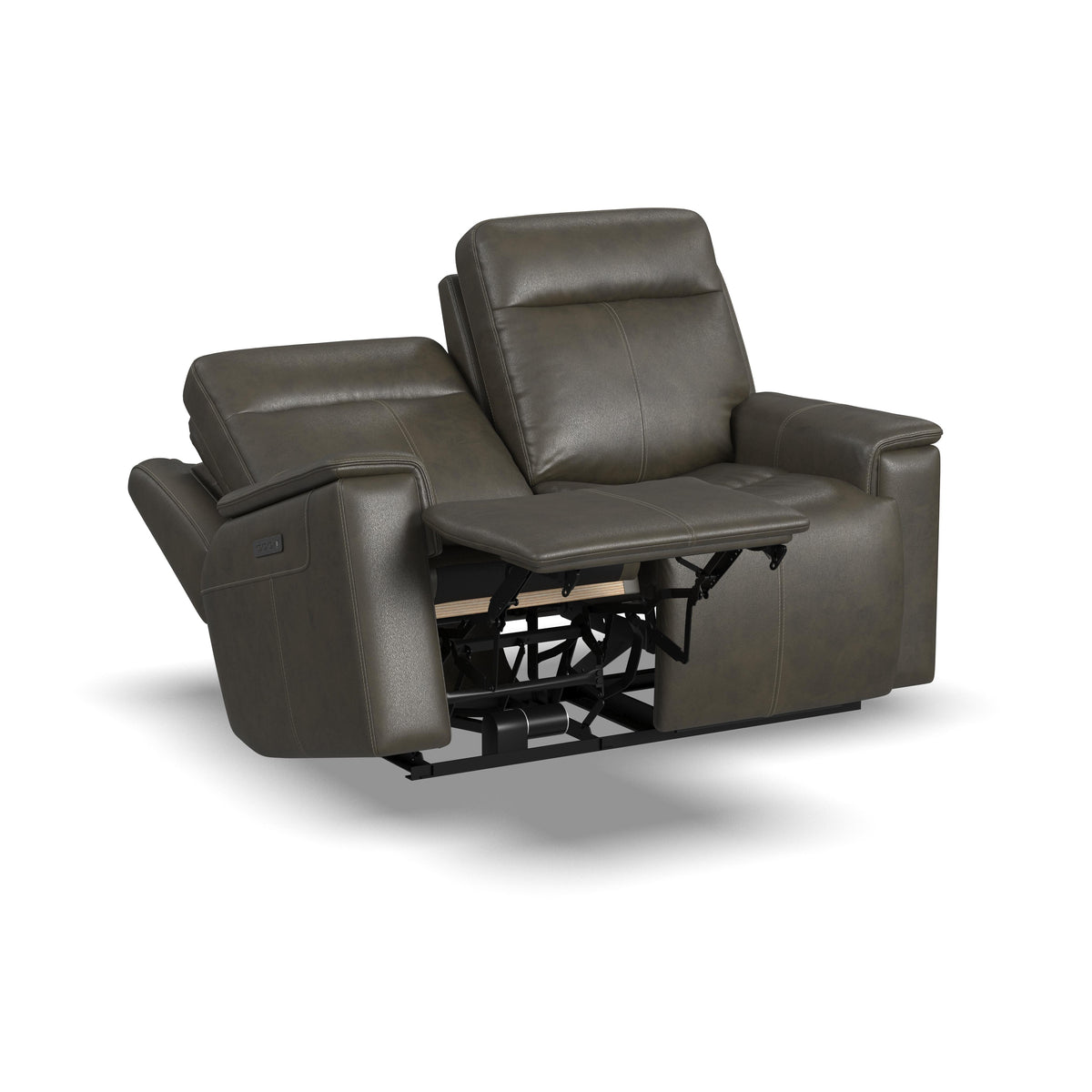 Odell Power Reclining Loveseat with Power Headrests & Lumbar