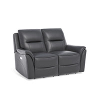 Fallon Power Reclining Loveseat with Power Headrests