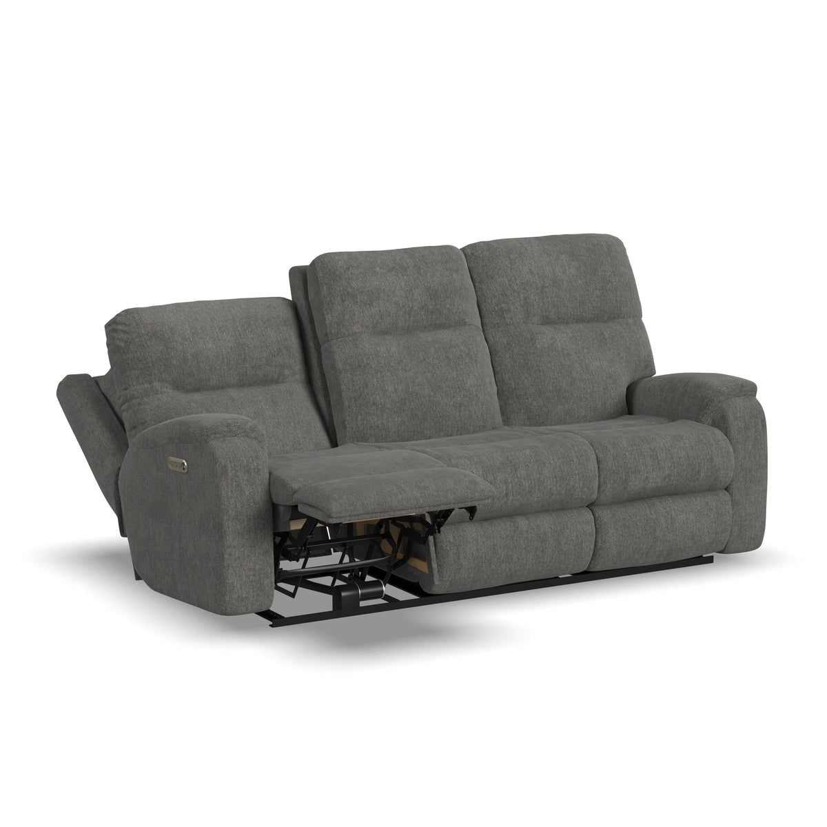 Penn Power Reclining Sofa with Power Headrests & Lumbar