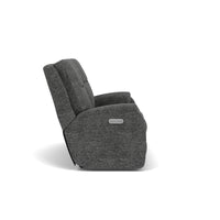 Penn Power Reclining Loveseat with Console & Power Headrests & Lumbar