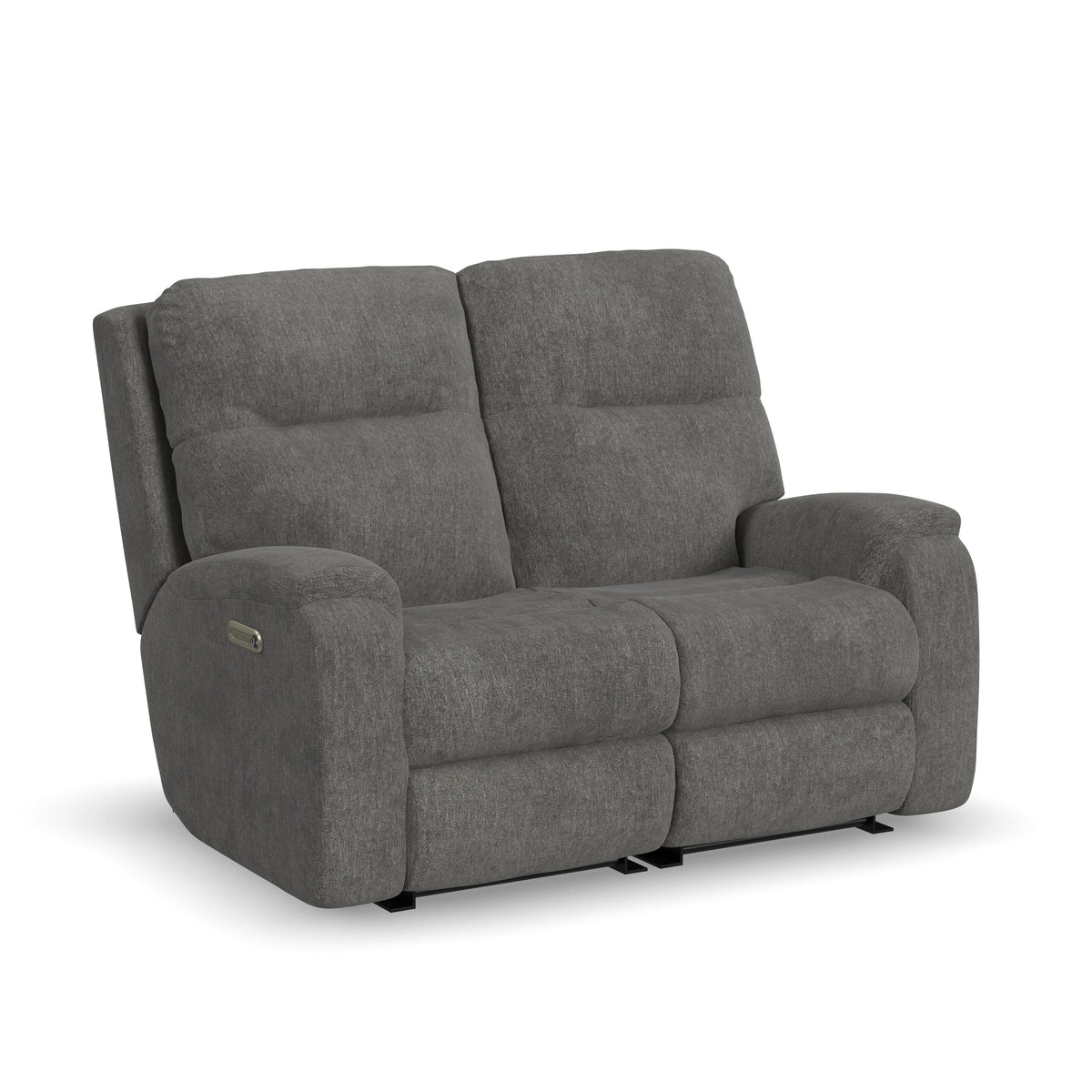 Penn Power Reclining Loveseat with Power Headrests & Lumbar