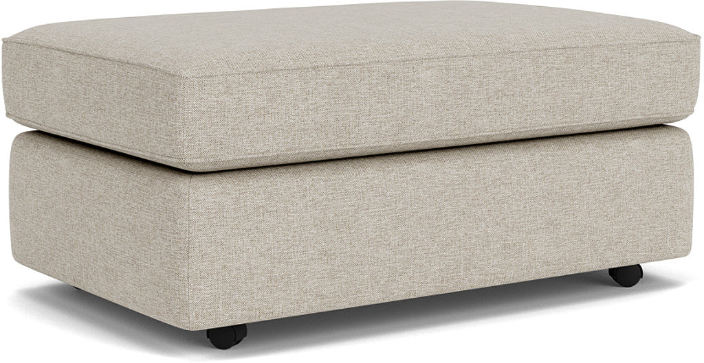 Vail Cocktail Ottoman with Casters