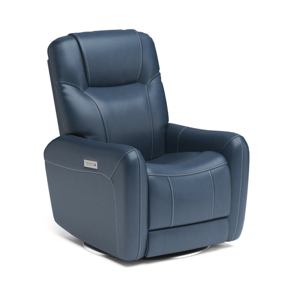 Degree Swivel Power Recliner with Power Headrest & Lumbar