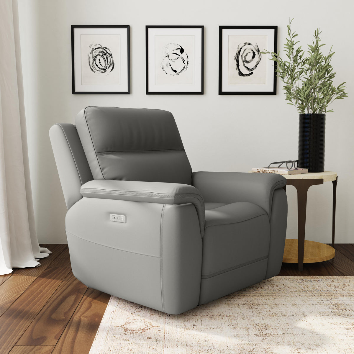 Sawyer Power Recliner with Power Headrest & Lumbar