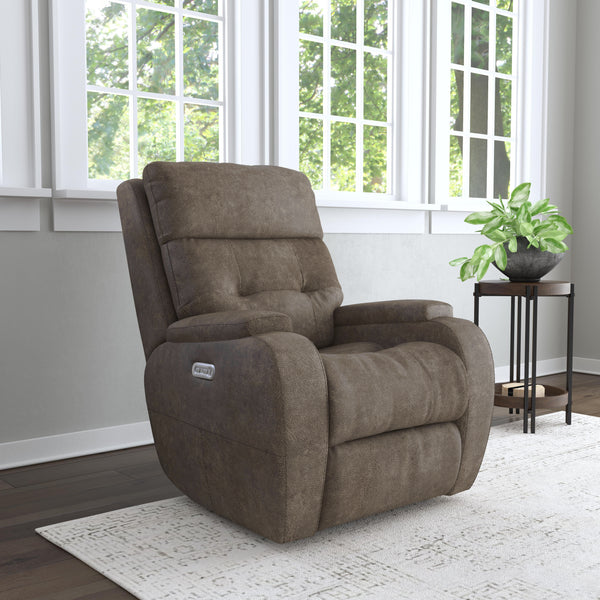 Strait Power Recliner with Power Headrest