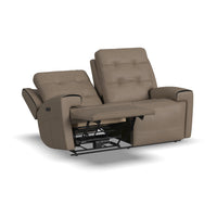 Iris Power Reclining Loveseat with Power Headrests