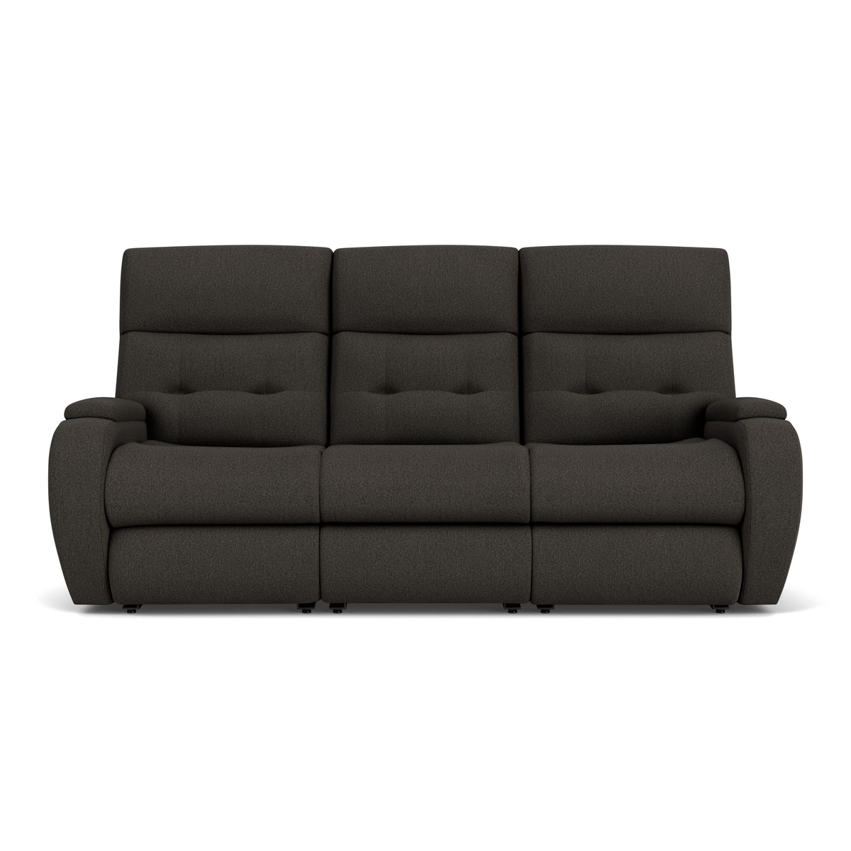 Strait Power Reclining Sofa with Power Headrests