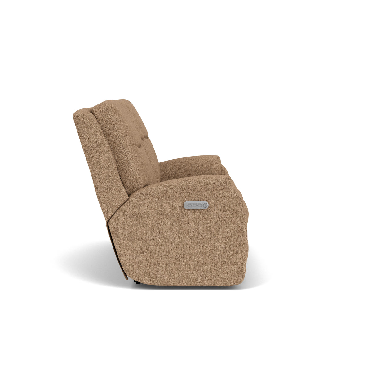 Penn Power Reclining Loveseat with Console & Power Headrests & Lumbar