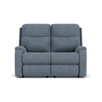 Penn Power Reclining Loveseat with Power Headrests & Lumbar