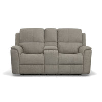 Henry Power Reclining Loveseat with Console & Power Headrests & Lumbar