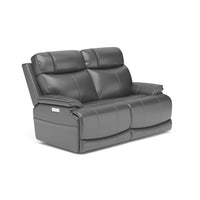 Logan Power Reclining Loveseat with Power Headrests & Lumbar