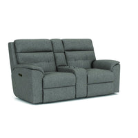 Mason Power Reclining Loveseat with Console & Power Headrests