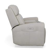 Barnett Power Reclining Loveseat with Console & Power Headrests & Lumbar