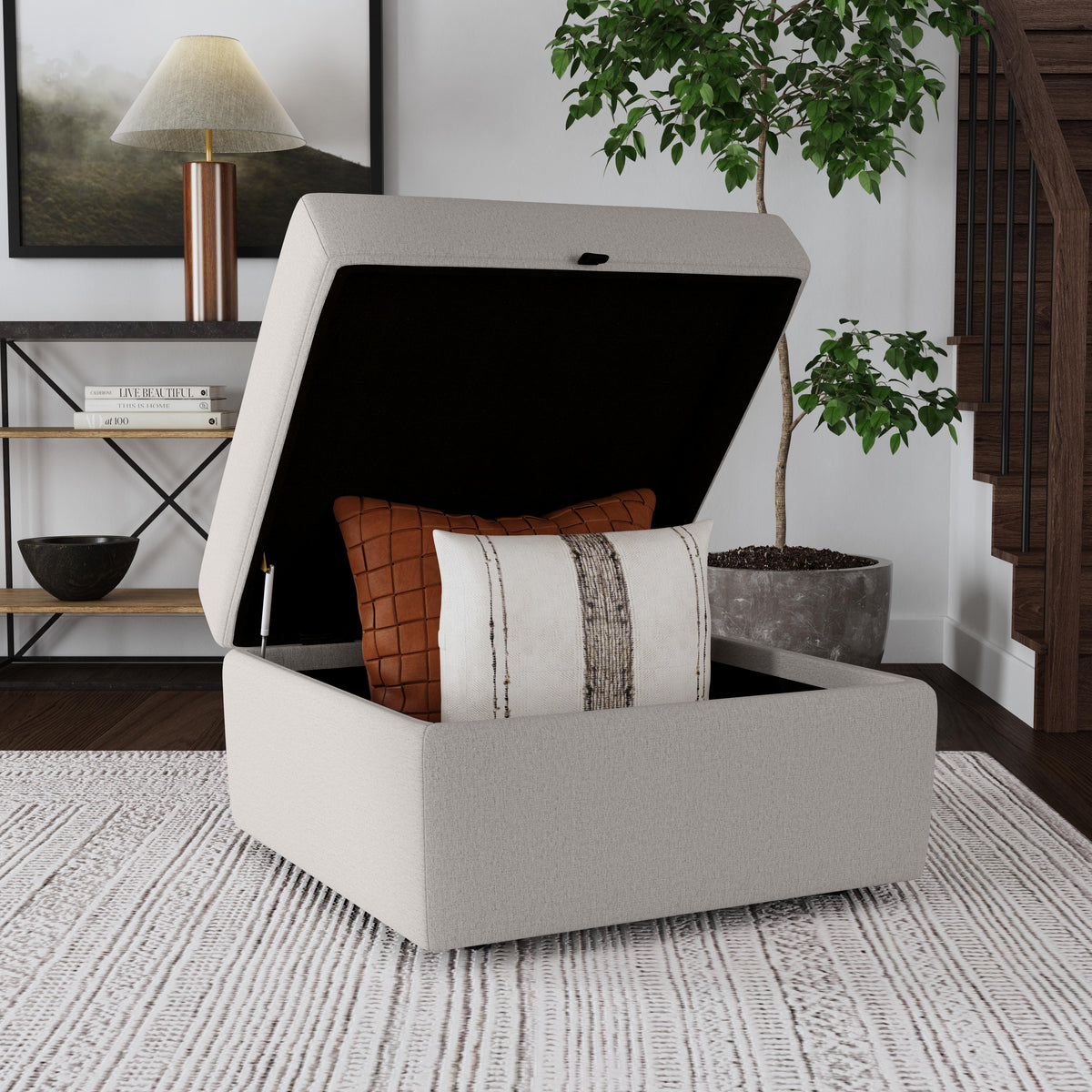 Flex Square Storage Ottoman