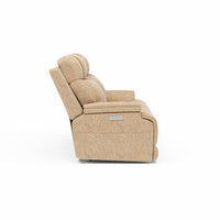 Logan Power Reclining Loveseat with Power Headrests & Lumbar